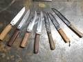 Messerschmiedekurs fertige Messer