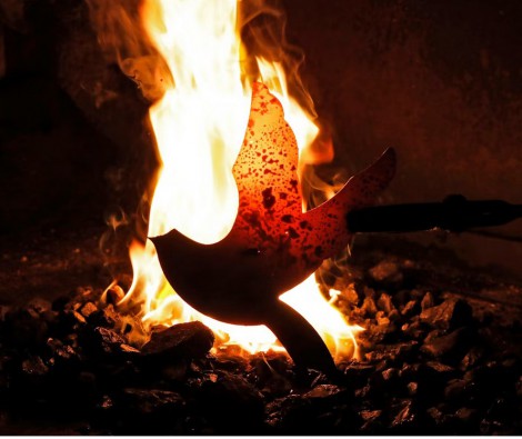 Taube im Feuer - Kopie